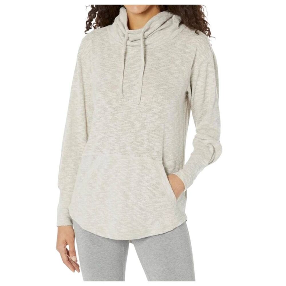 prAna Frieda Pullover Top – Off-White Mock Neck Sweatshirt (Women’s Small